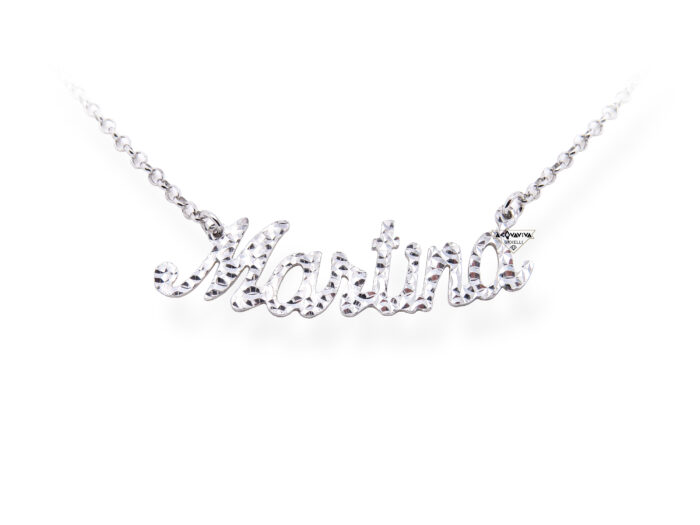 Collana personalizzabile con lavorazione diamantato - LeBdor - CL162/4