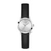 GUESS Orologio Donna GW0246L1 – Quarzo, Cinturino In Pelle Bianca, Quadrante Argento Con Diamante - 4